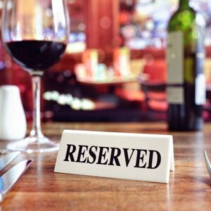 restaurant reservations benefits