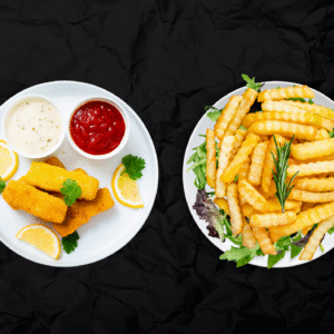 fish fingers with french fries