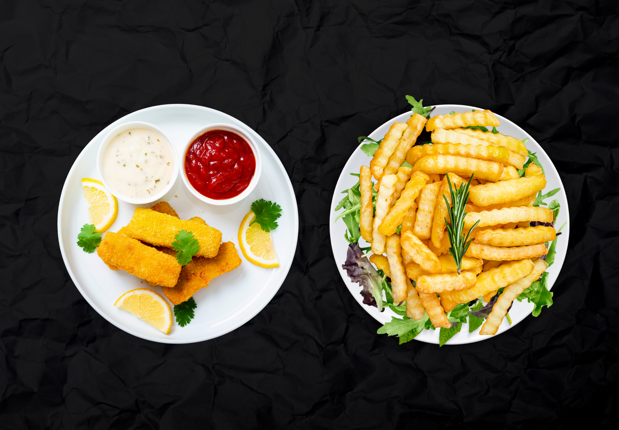fish fingers with french fries